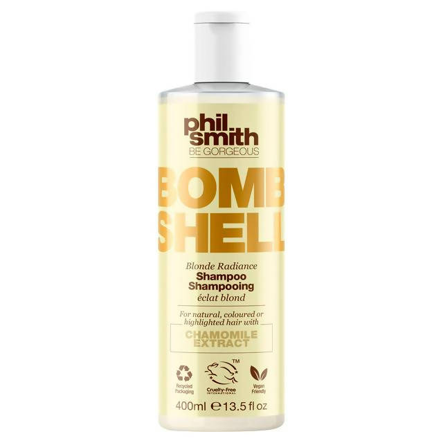 Phil Smith Bombshell Blonde Radiance Shampoo 400ml shampoo & conditioners Sainsburys   