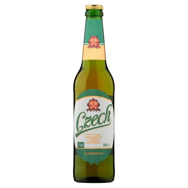 Sainsbury's Czech Pilsner Lager 500ml All beer Sainsburys   