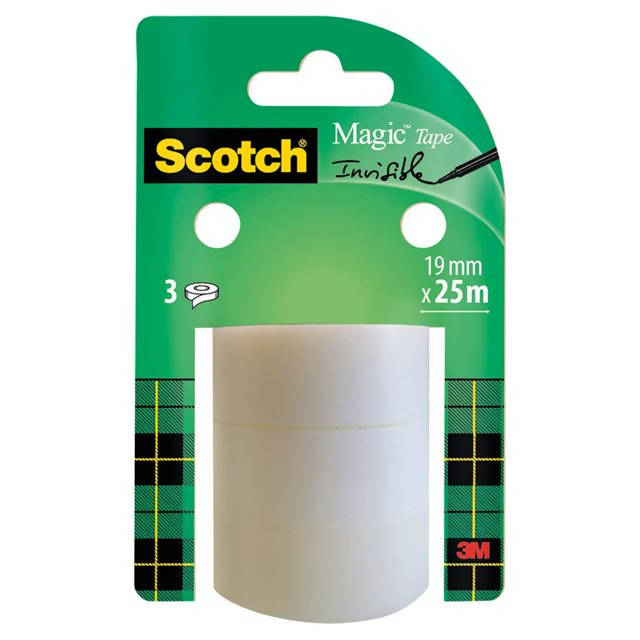 Scotch 3Pk Magic Tape Rolls