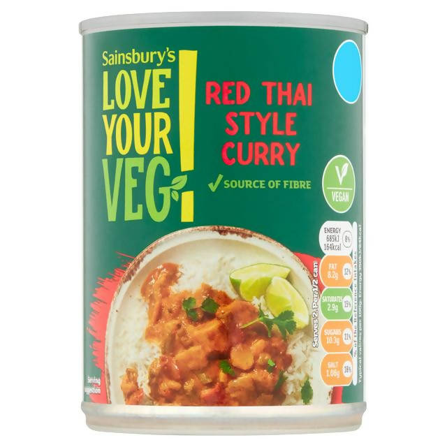 Sainsbury's Love Your Veg! Red Thai Style Curry 392g