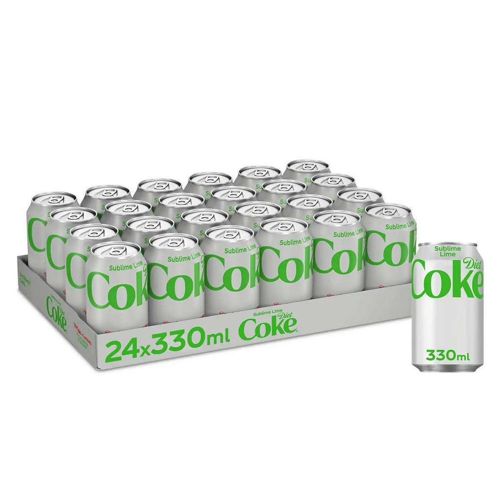 Diet Coke Sublime Lime 24 x 330ml