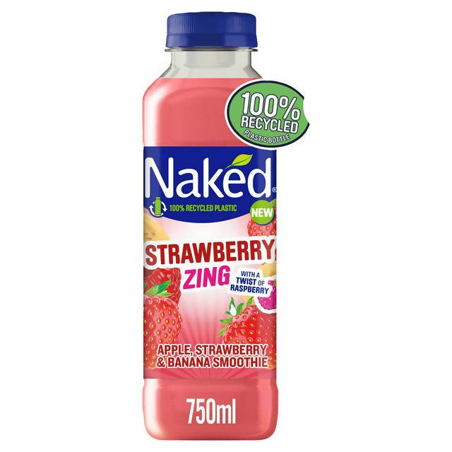 Naked Strawberry Zing 750ml All juice & smoothies Sainsburys   