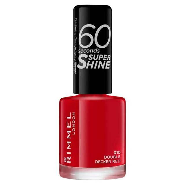 Rimmel 60 Seconds Sshine Nail Polish Double Decker Red