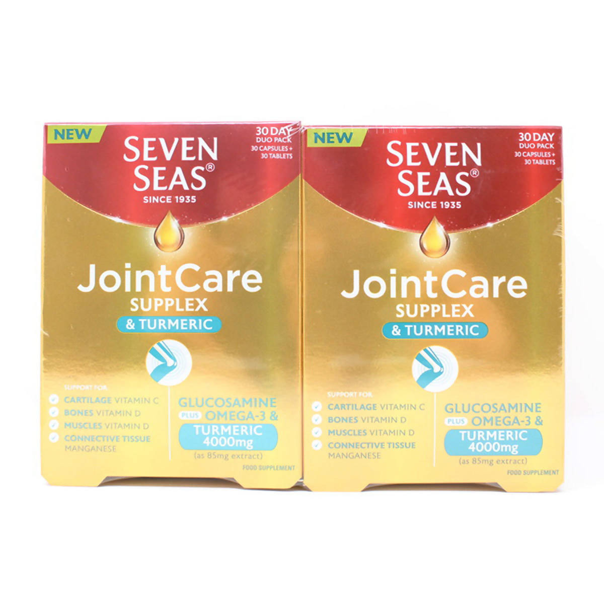 Seven Seas Joint Care Supplex and Turmeric, 2 x 30 Ct (2 months supply) - McGrocer