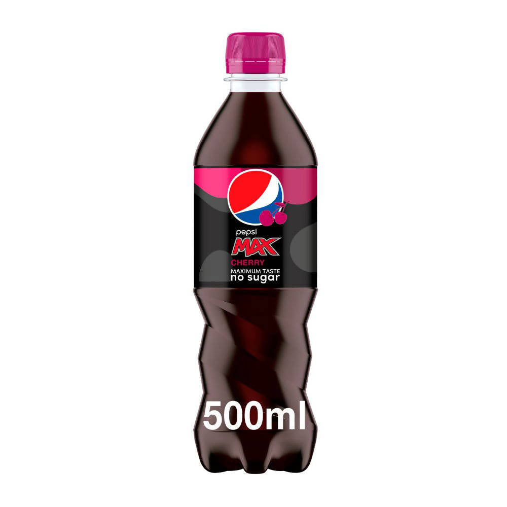 PEPSI MAX CHERRY BOTTLE 24 X 500ML