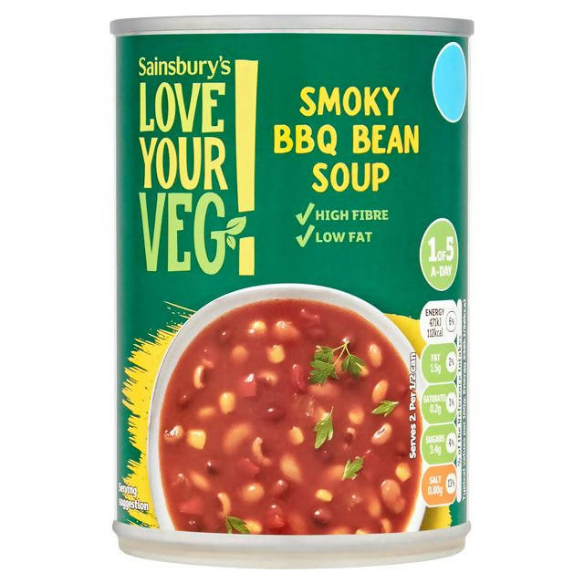 Sainsbury's Love Your Veg! Smoky BBQ Bean Soup 400g