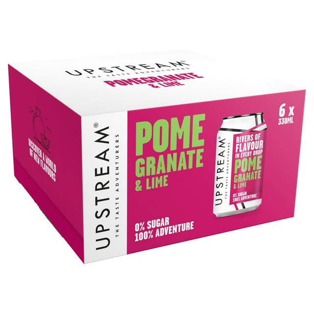 Upstream Pomegranate & Lime 6x330ml