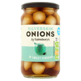Sainsbury's Sweet Silverskin Onions in Vinegar 465g - McGrocer