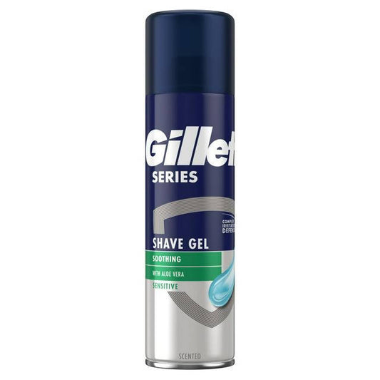 Gillette Series Sensitive Shaving Gel 200ml shaving Sainsburys   