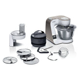 Bosch Serie 4 CreationLine Kitchen Machine with Scale, White, MUM5XW10GB Tableware & Kitchen Accessories Costco UK   