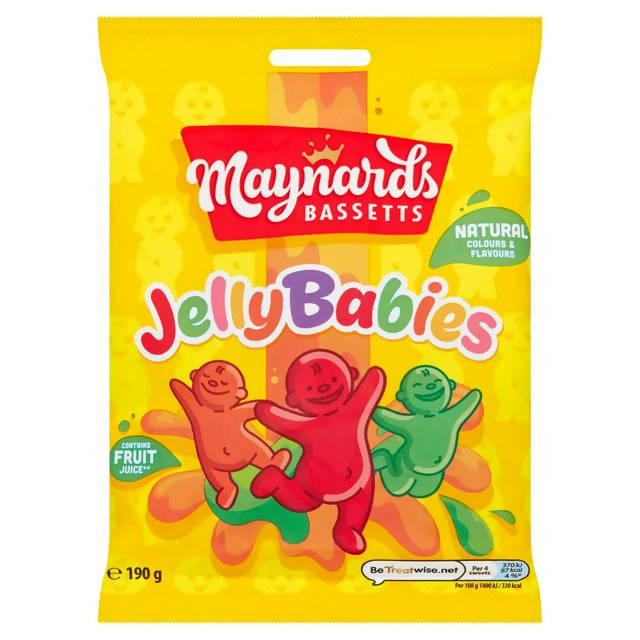 Maynards Bassetts Jelly Babies 190g