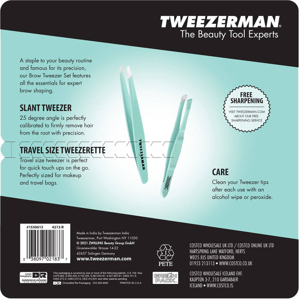 Tweezerman Brow Tweezer Set