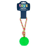 Petface Toyz Rope Ball Dog Toy - McGrocer