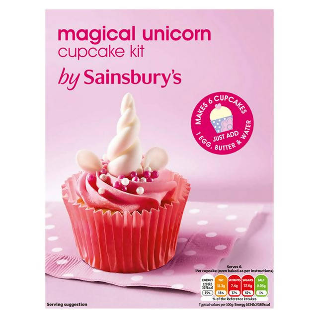 Sainsbury's Magical Unicorn Cupcake Kit 365g