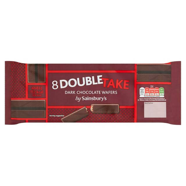 Sainsbury's Dark Chocolate Double Take 8x21.5g