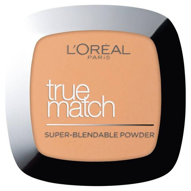 L'Oreal Paris True Match Super-Blendable Powder W8 Golden Cappuccino 9g L'Oreal cosmetics Sainsburys   