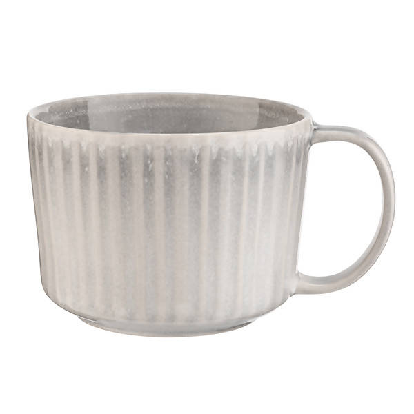 Sainsbury's Home Grey Reactive Ribbed Mug