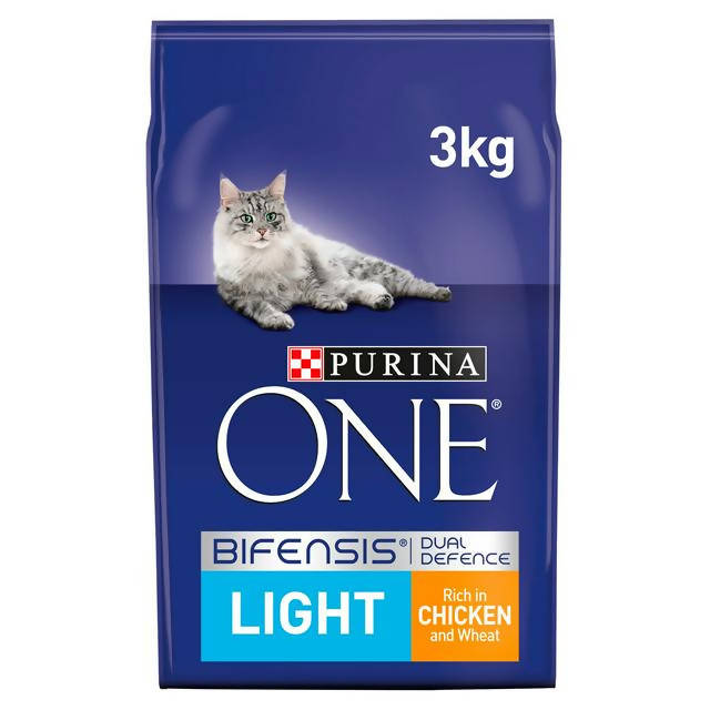 Purina ONE Light Dry Cat Food Chicken and Wheat 3kg