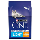 Purina ONE Light Dry Cat Food Chicken and Wheat 3kg Bigger packs Sainsburys   