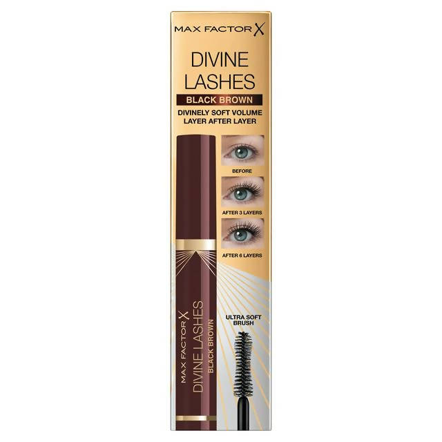 Max Factor Divine Lashes Mascara Black Brown 8ml