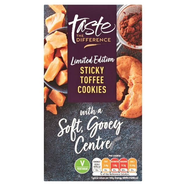 Sainsbury's Sticky Toffee Cookie, Taste the Difference 200g