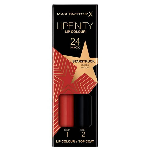 Max Factor Lipfinity 2-Step Long-Lasting Lipstick Rising Stars Collection 90 Starstruck 5g All Sainsburys   