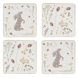 Sainsbury's Home Moorlands Hare Coaster 4Pk tableware Sainsburys   