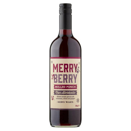 Sainsbury's Non-Alcoholic Merry Berry Mulled Punch 750ml Adult Soft Drinks & Mixers Sainsburys   