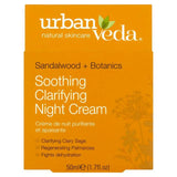 Urban Veda Sandalwood + Botanics Soothing Clarifying Night Cream 50ml - McGrocer