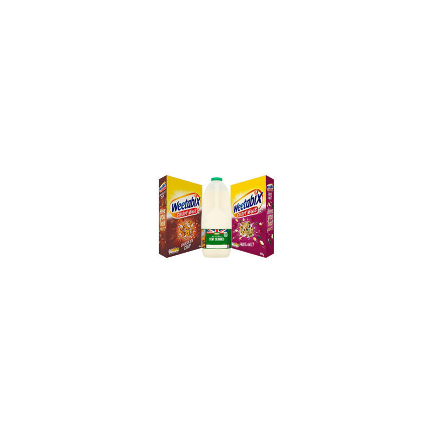 Weetabix Minis & Milk Breakfast Bundle