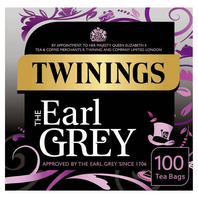 Twinings Earl Grey Tea, 100 Tea Bags All tea Sainsburys   