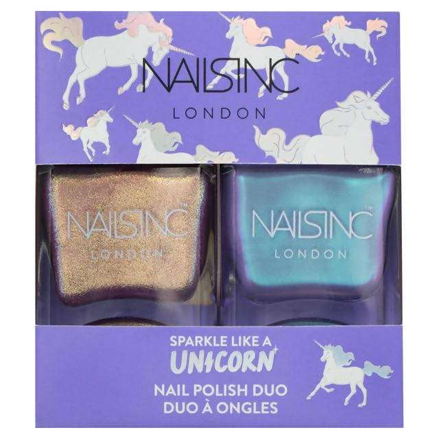 Nails.INC Sparkle Like A Unicorn Duo Nail polish Sainsburys   