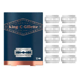 King C Gillette Double Edge Safety Razor Blades Refills x10 men's razors & blades Sainsburys   