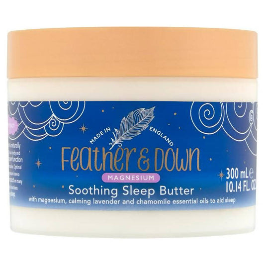 Feather & Down Magnesium Soothing Sleep Butter 300ml Shower Sainsburys   