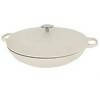 Sainsbury's Collection Cast Iron Shallow Casserole Dish Cream 3L