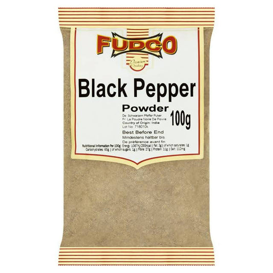 Fudco Black Pepper Powder 100g Herbs spices & seasoning Sainsburys   