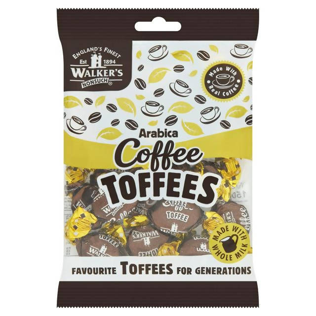 Walker's Arabica Coffee Toffees 150g sweets Sainsburys   