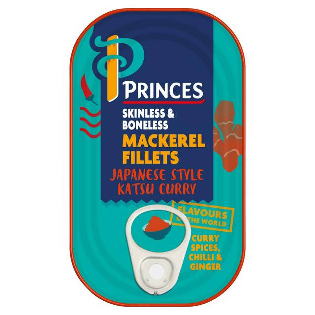 Princes Mackerel Fillets Japanese Style Katsu Curry 125g Fish Sainsburys   