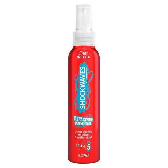 Wella Shockwaves Ultra Strong Gel Spray 150ml hair Sainsburys   