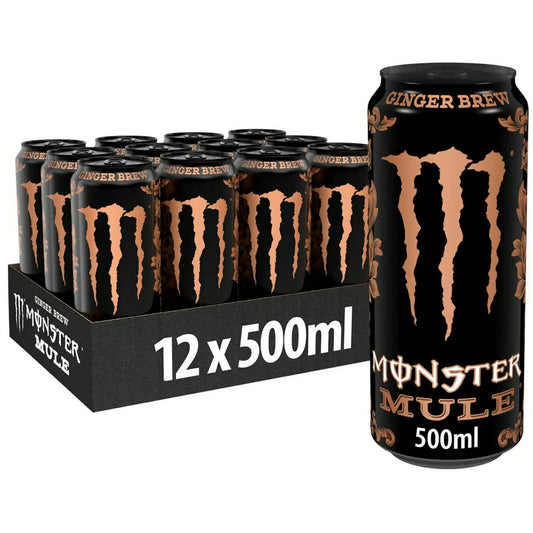 Monster Energy Mule Ginger Brew 12 x 500ml - McGrocer
