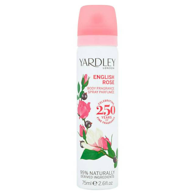 Yardley English Rose Body Spray 75ml For her Sainsburys   