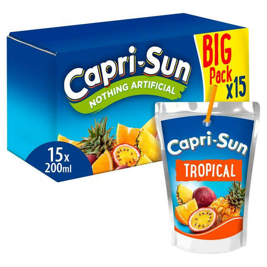 Capri-Sun Tropical 15x200ml All juice & smoothies Sainsburys   