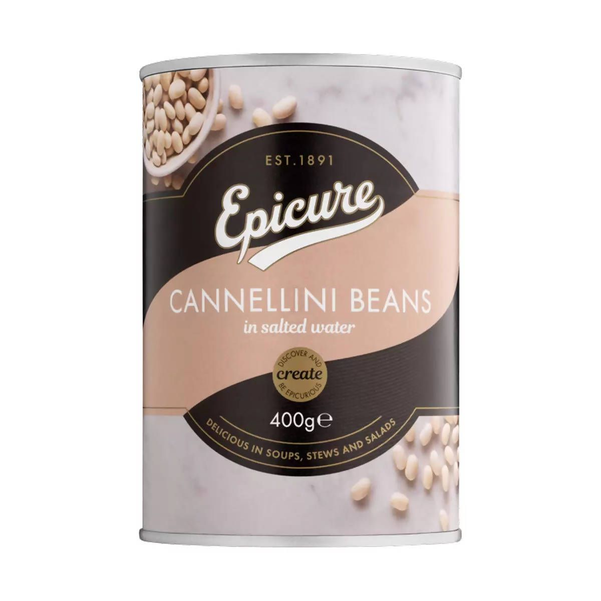 Epicure Cannellini Beans In Water, 6 x 400g Canned & Packaged Food Costco UK   