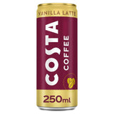 Costa Coffee Vanilla Latte 250ml Flavoured milk Sainsburys   