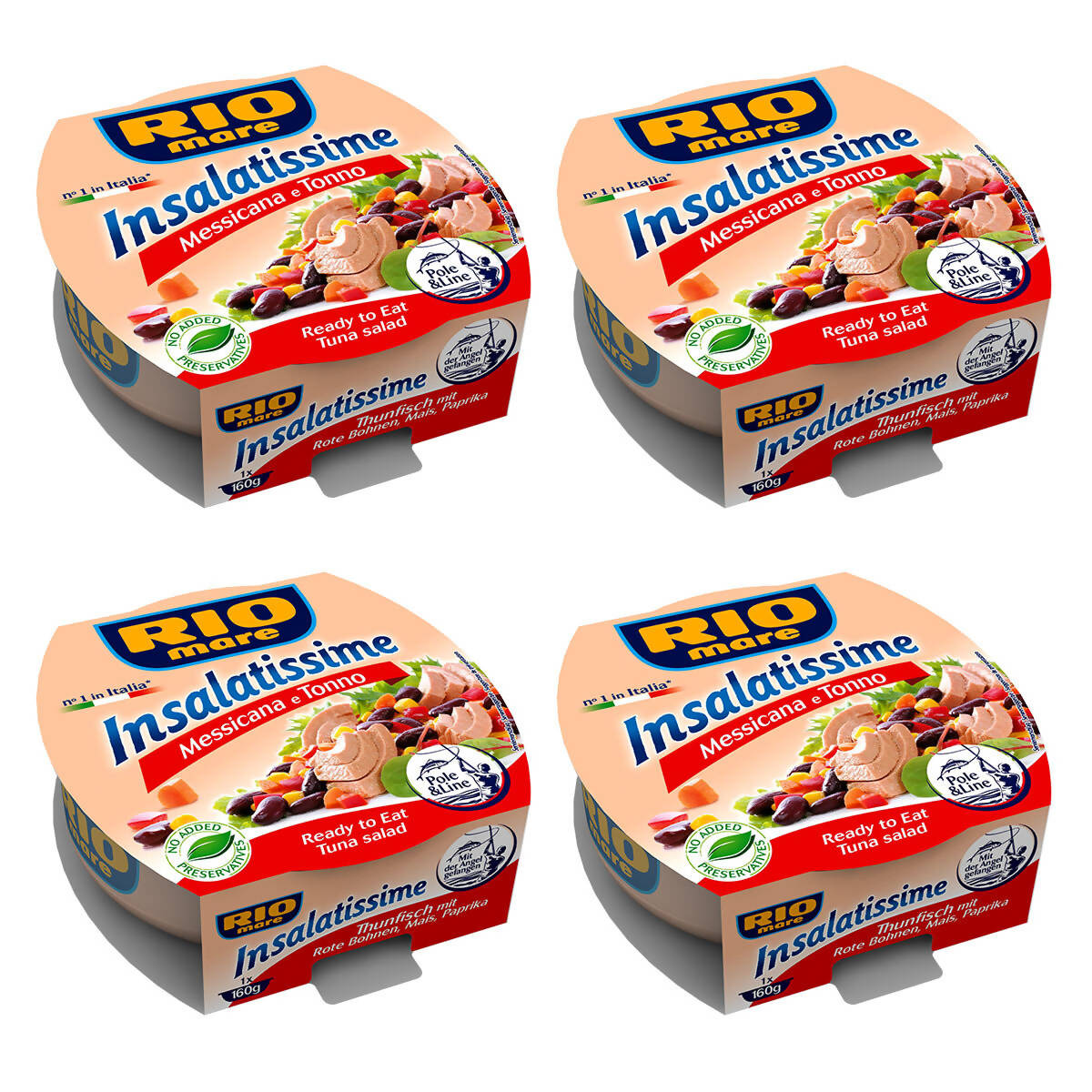 Rio Mare Insalatissime Mexican Style Tuna Salad, 4 x 160g Spreads & Condiments costco.co.uk