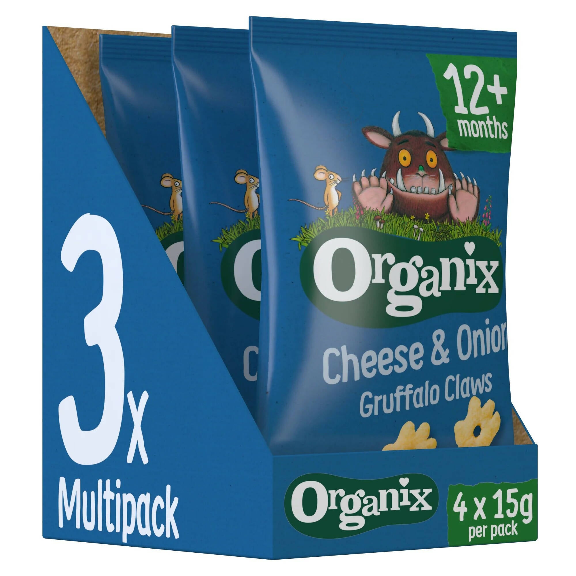 Organic Cheese & Onion Gruffalo Claws Snack Multipack GOODS McGrocer Direct   