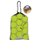 Petface Tennis Balls For Dogs x12 6cm Dog toys Sainsburys   