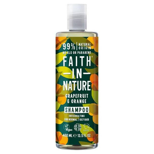 Faith in Nature Grapefruit & Orange Shampoo 400ml Natural beauty Sainsburys   