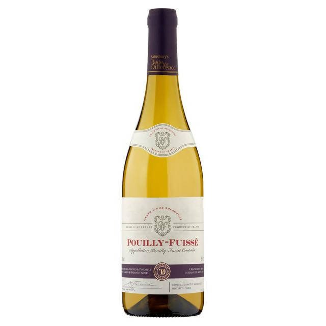 Sainsbury's Pouilly-fuissé, Taste the Difference 75cl All white wine Sainsburys   