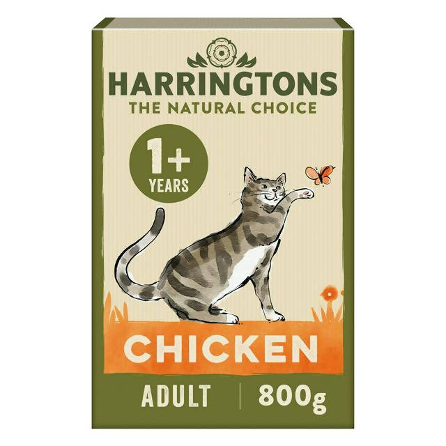 Harringtons Chicken Dy Adult Cat Food 800g - McGrocer